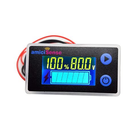 V LCD Acid Lead Lithium Battery Capacity Indicator Voltmeter