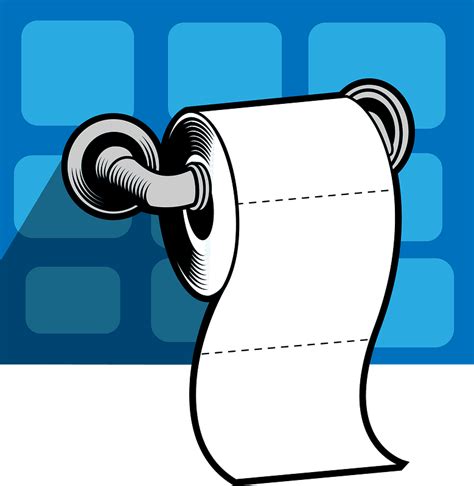 Cartoon Toilet Paper Png Free Logo Image