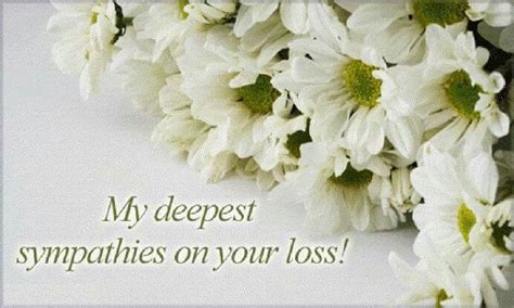 My Deepest Sympathies Sympathy Condolence Card Condolences