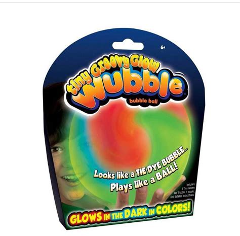 Wubble Tiny Groovy Glo Wubble Bubble Ball