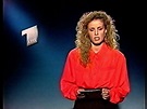 Tafel "Spielfilm" + Ansage Programmansage ARD Dorothee Dregger + Tafel Videotext Untertitel 1991 ...