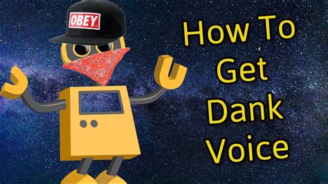 How To Get The Mlg Daniel Robot Voice Youtube