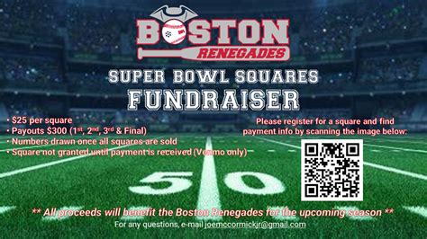 Support The Renegades And Buy Superbowl Squares 2023 The Boston