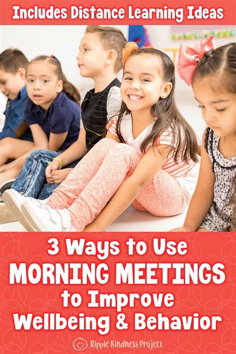 3 Easy Ways Morning Meetings Can Improve Wellbeing And Behavior