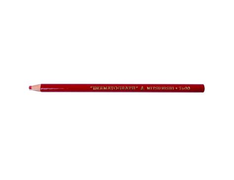 Dermatograph Pencil Colored Red 7600 Mitsubishi Ttk Science
