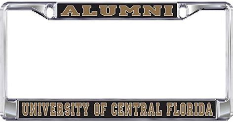 Ucf Knights License Plate Tag Frame Domed Alumni Ncaa Etsy