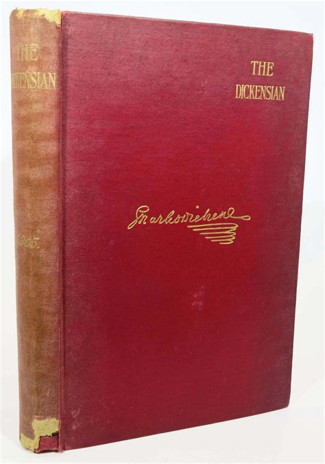 The Dickensian Volume I Charles 1812 1870 Dickens B W 1st Volume Edition