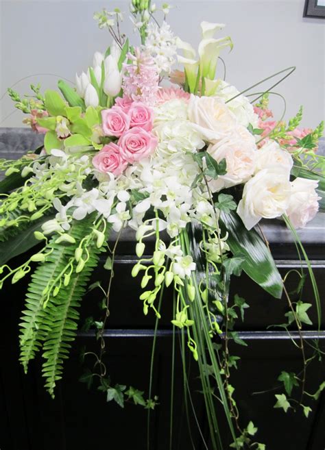 Funeral Casket Flower Arrangement Jeff French Floral And Event Design