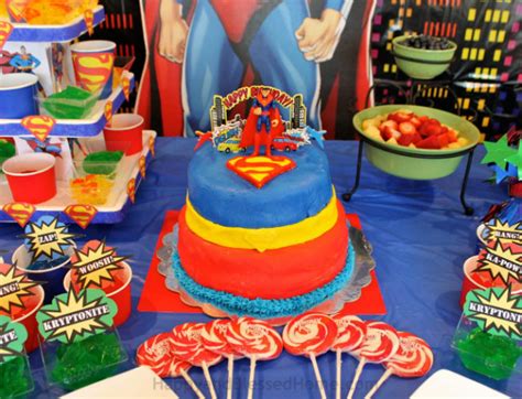 Who doesn't look up to a superhero growing up? Superman Birthday Party - Happy and Blessed Home