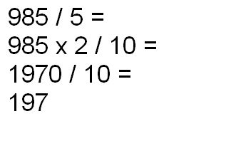 Tips praktis membagi dengan angka 5