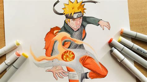 How To Draw Naruto Uzumaki Rasenshuriken Step By Step Tutorial