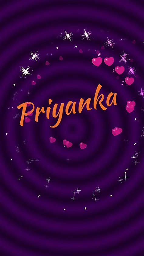 Priyanka Name Purple Bg Name Hd Phone Wallpaper Peakpx