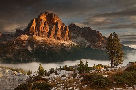 Dolomites Mountains Fall Nature Landscape Hd Wallpaper Rare Gallery