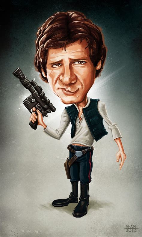 Harrison Ford Funny Caricatures Celebrity Caricatures Celebrity Drawings Celebrity Art