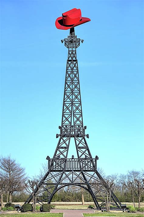 The Eiffel Tower In Paris Texas Photograph By Jc Findley Pixels
