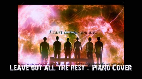 Leave Out All The Rest Linkin Park Piano Cover Youtube