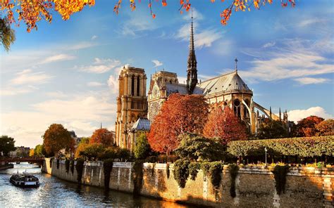 Free Download Medieval Notre Dame Cathedral Paris France Free Desktop