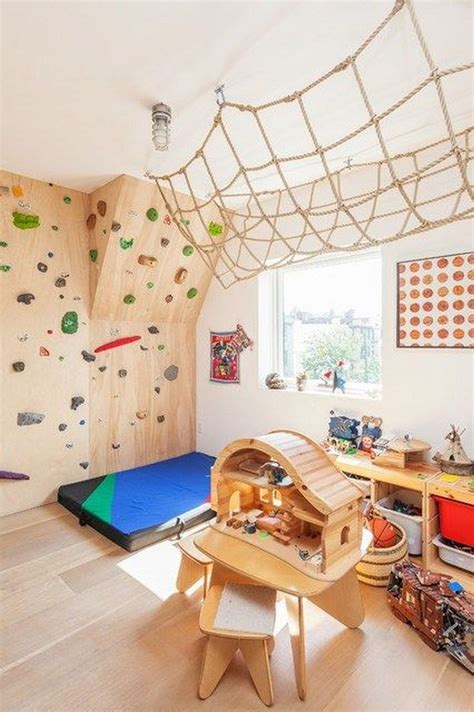 24 Indoor Climbing Wall For An Outdoors Themed Bedroom Boy Room Kids