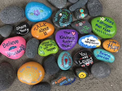 Hand Painted Rocks By Caroline The Kindness Rocks Project Kindness