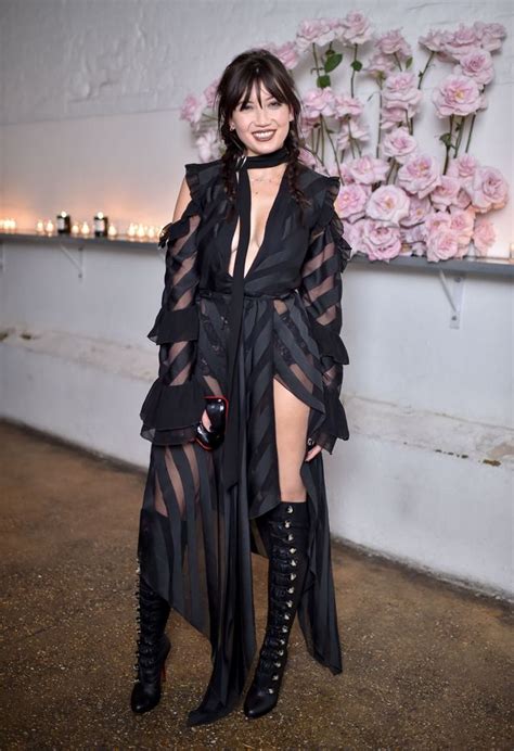 Daisy Lowe Flashes Her Boobs And Her Knickers In Daring See Through Dress At London Fashion Week