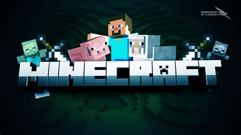 Cool Minecraft Logo Wallpaper