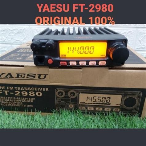 Jual Radio Rig Yaesu Ft 2980re Vhf Pengganti Yaesu Ft 2900r Vhf