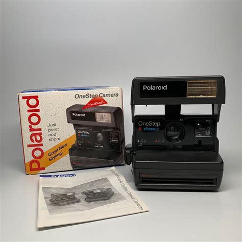 Vintage Polaroid 600 One Step Camera Like New In Box Etsy