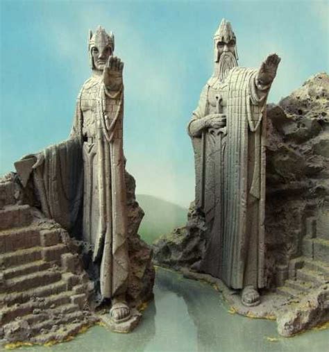 Fantastic Page With Images Of The Gates Of Argonath Along With The