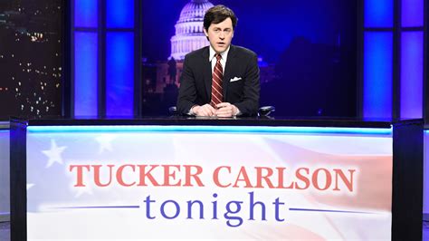 Watch Saturday Night Live Highlight Tucker Carlson Cold Open Nbc Com