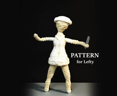 Nurse Silent Hill Doll Pdf Crochet Pattern For Lefty Scary Etsy