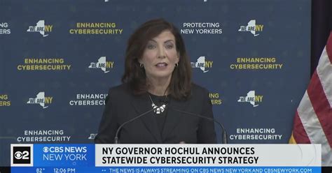 Hochul Announces Statewide Cybersecurity Strategy Cbs New York