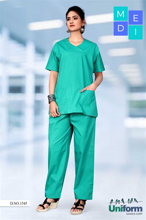 Hospital Scrubs Female Uniform Sarees Corp Indias Most Trusted