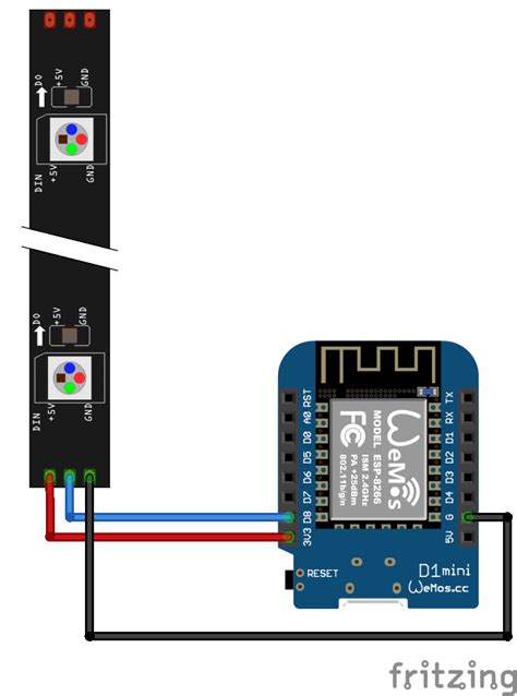 Some Neopixel Examples Esp8266 Learning Electronic Schematics