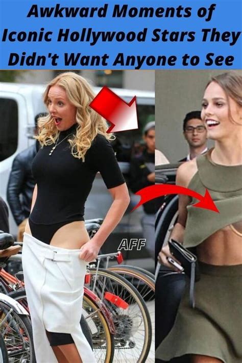 Awkward Moments Of Iconic Hollywood Stars They Didnt Want Anyone To