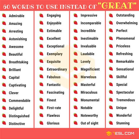 Another Word For Great 145 Synonyms For Great With Examples 7esl