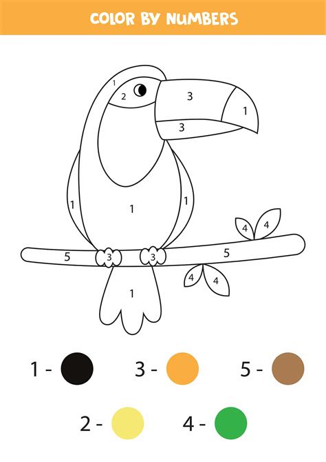 Color By Number Printable Kindergarten