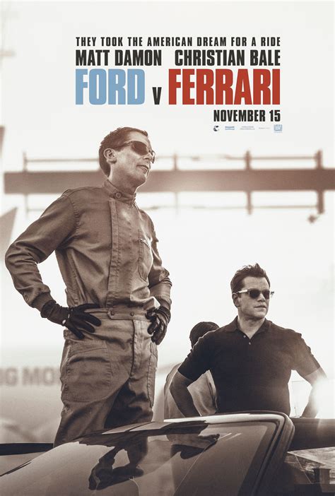 Jan 21, 2020 · *** update: Ford vs ferrari poster art | Ferrari poster, Alternative movie posters, Cinema movies