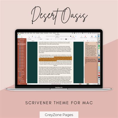 Five New Scrivener Themes Launch Day Greyzone Pages