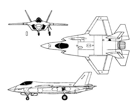 Lockheed Martin F 35 Lightning Ii Blueprint Download Free Blueprint