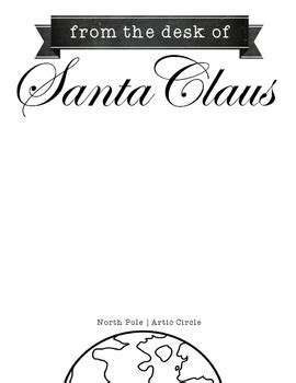 You can add color to the border, header, and even key parts of the body text. FREE Santa Claus Letterhead by Hello Literacy | Teachers Pay Teachers