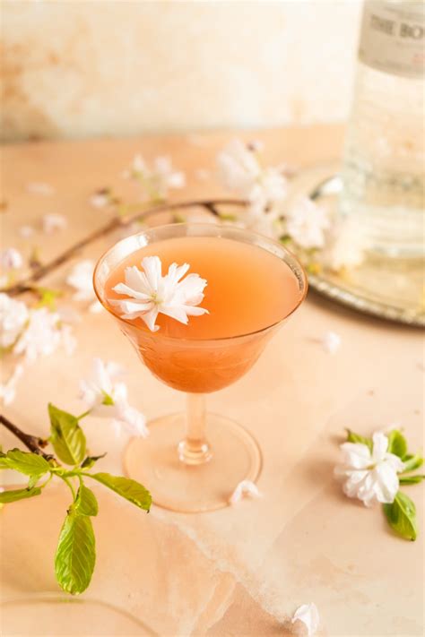 Cherry Blossom Cocktail Craft And Cocktails