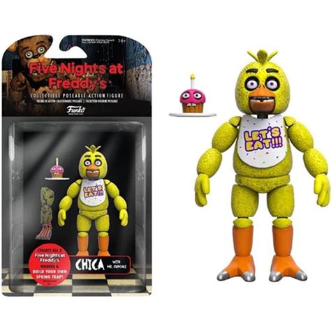 Five Nights At Freddys Articulated Action Figure Toy Chica Bonnie Foxy