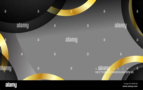 Vector Background Design That Overlaps With Gold Ring Color Gradients