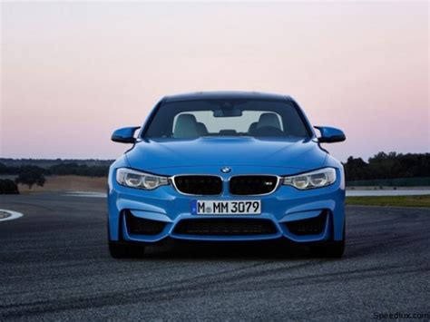 ~ bmw had to balance horsepower and weight as it developed the first m3 equipped with a v8 engine. 2014 BMW M3 with Mineral White paint seen in Germany
