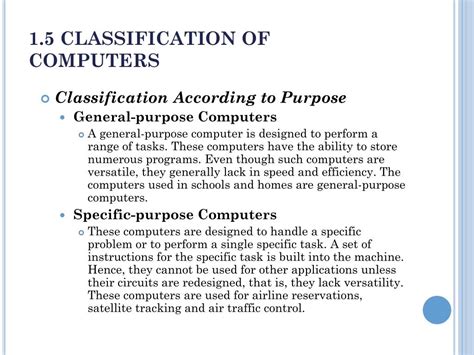 Classification Of Computer