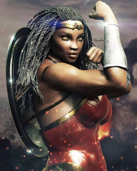Wonder Woman Nubia African Superhero Wonder Woman Black Cartoon