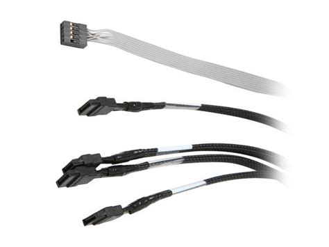 Adaptec 2247100 R Mini Sas X4 Sff 8087 To 4 X1 Sata Cable With Sff