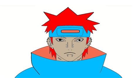 How To Draw Pain From Color Naruto Step By Step Drawing By Prel Sor