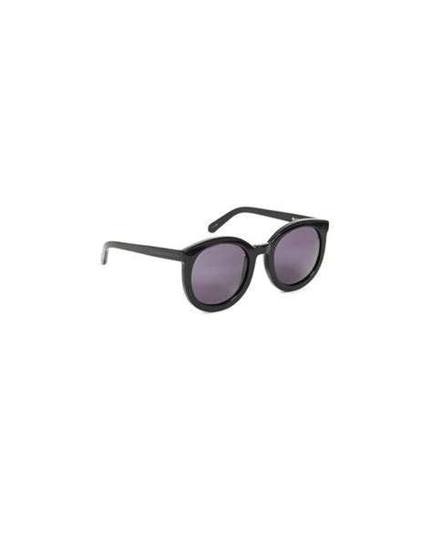 Karen Walker Super Duper Strength Sunglasses In Black Lyst