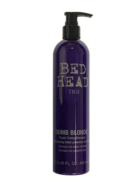Tigi Bed Head Dumb Blonde Purple Toning Shampoo Oz Ebay